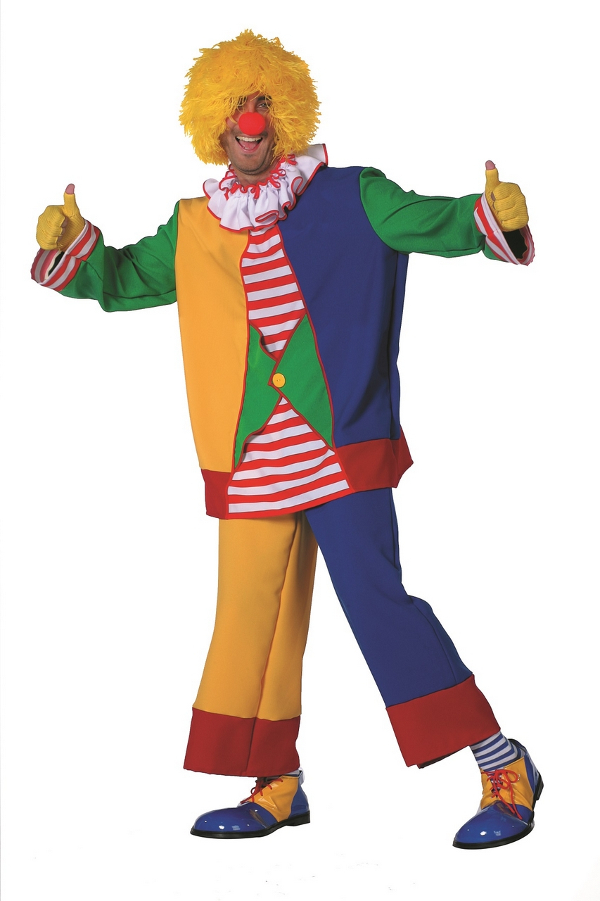 Clown De Kindervriend Man Kostuum