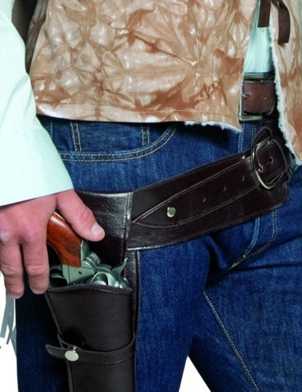 Western Wandering Gunman Riem En Holster