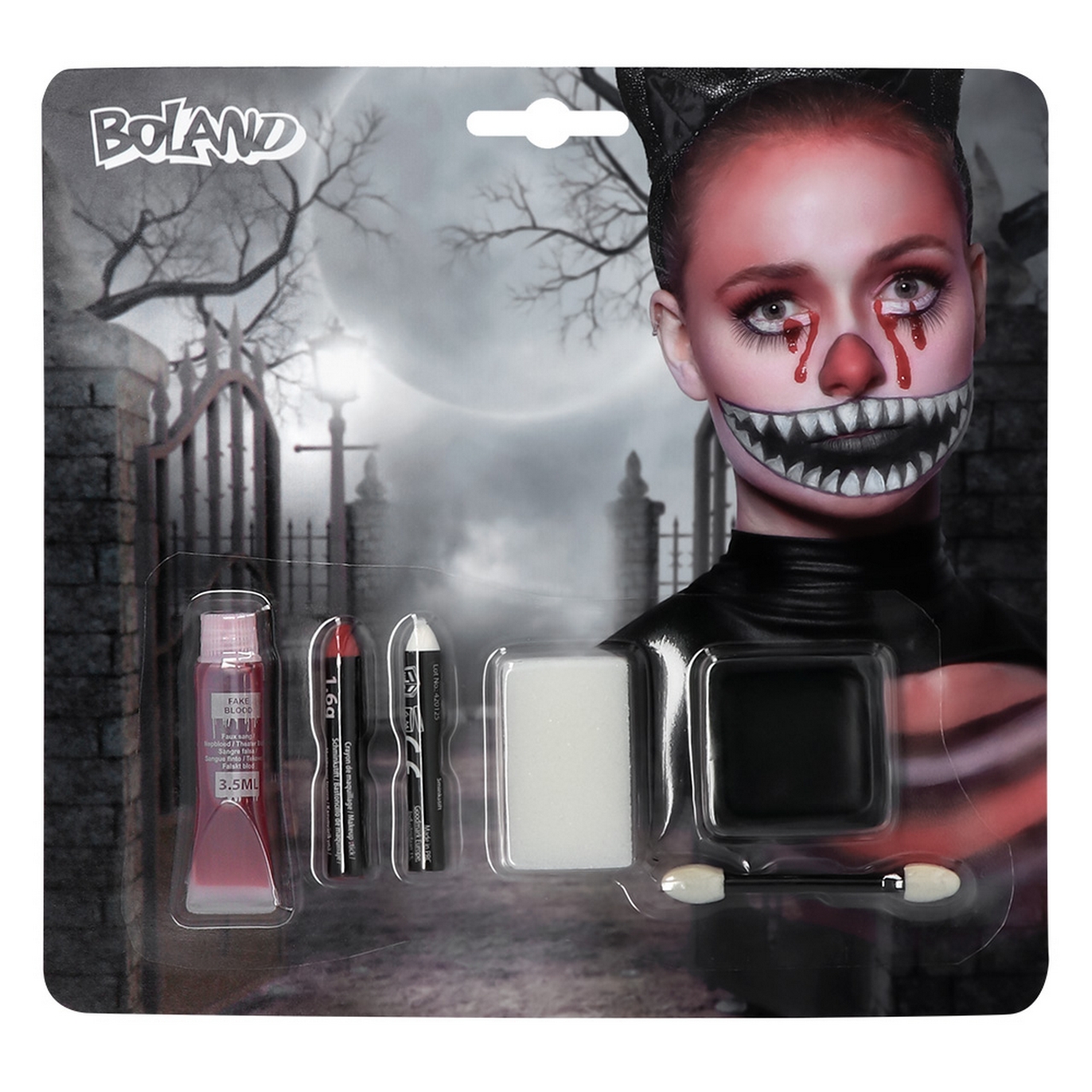 Make-Up Kit Crazy Cat Halloween