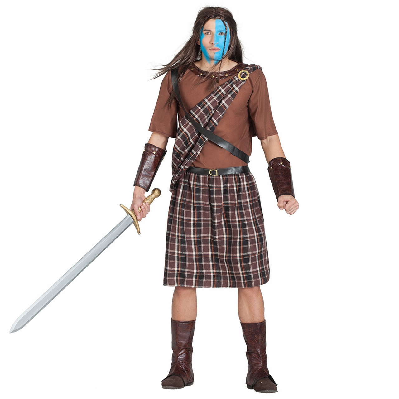 Highlander Hero Mcfightright Man Kostuum