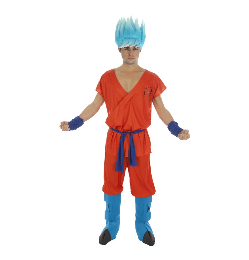 Goku Super Saiyan God Man Kostuum