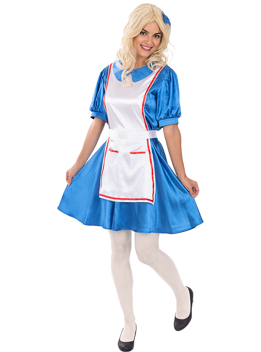 Zoetsappige Alice In Wonderland Vrouw Kostuum