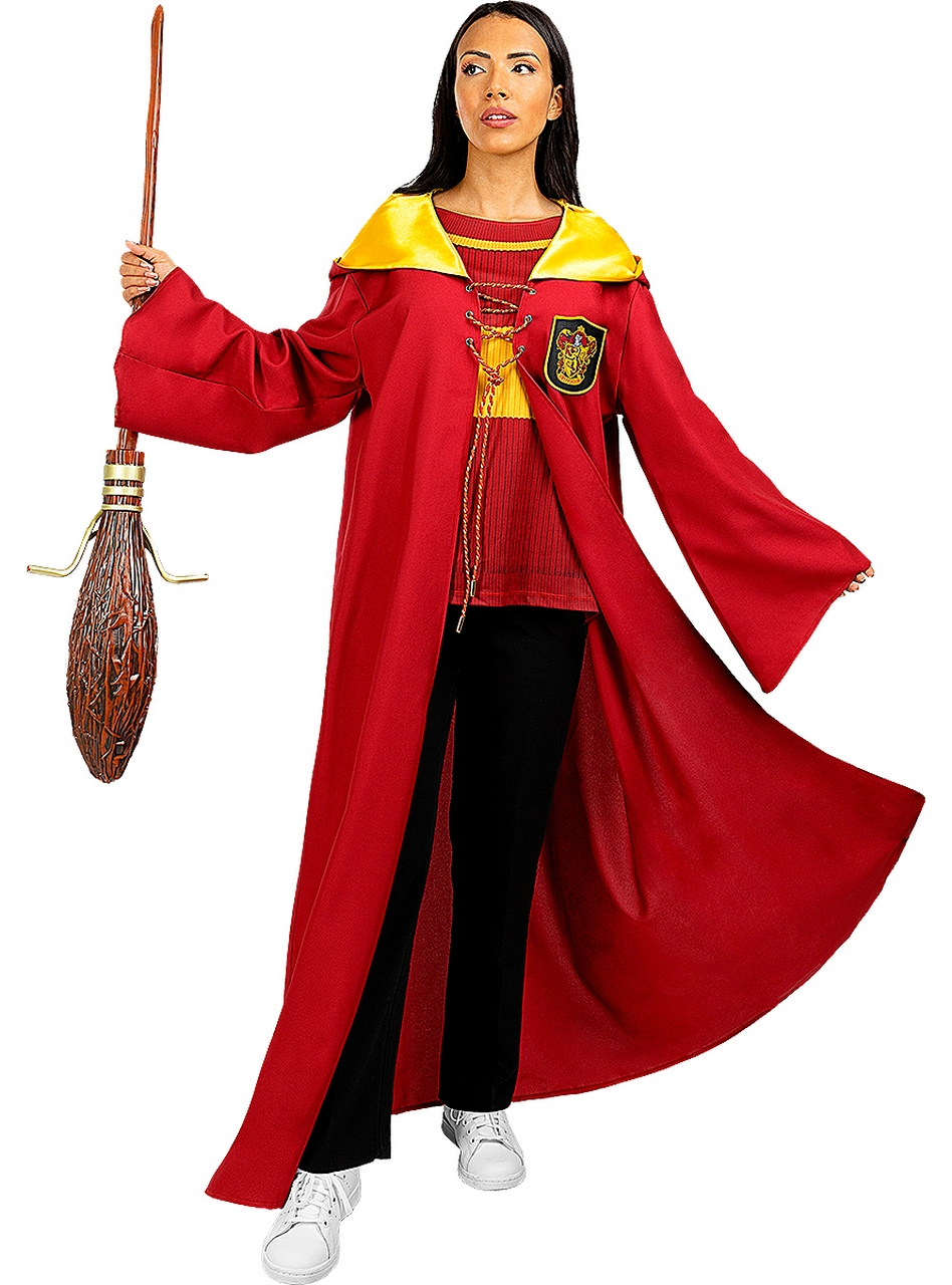 Gryffindor Quidditch Cape Rood Harry Potter Kostuum