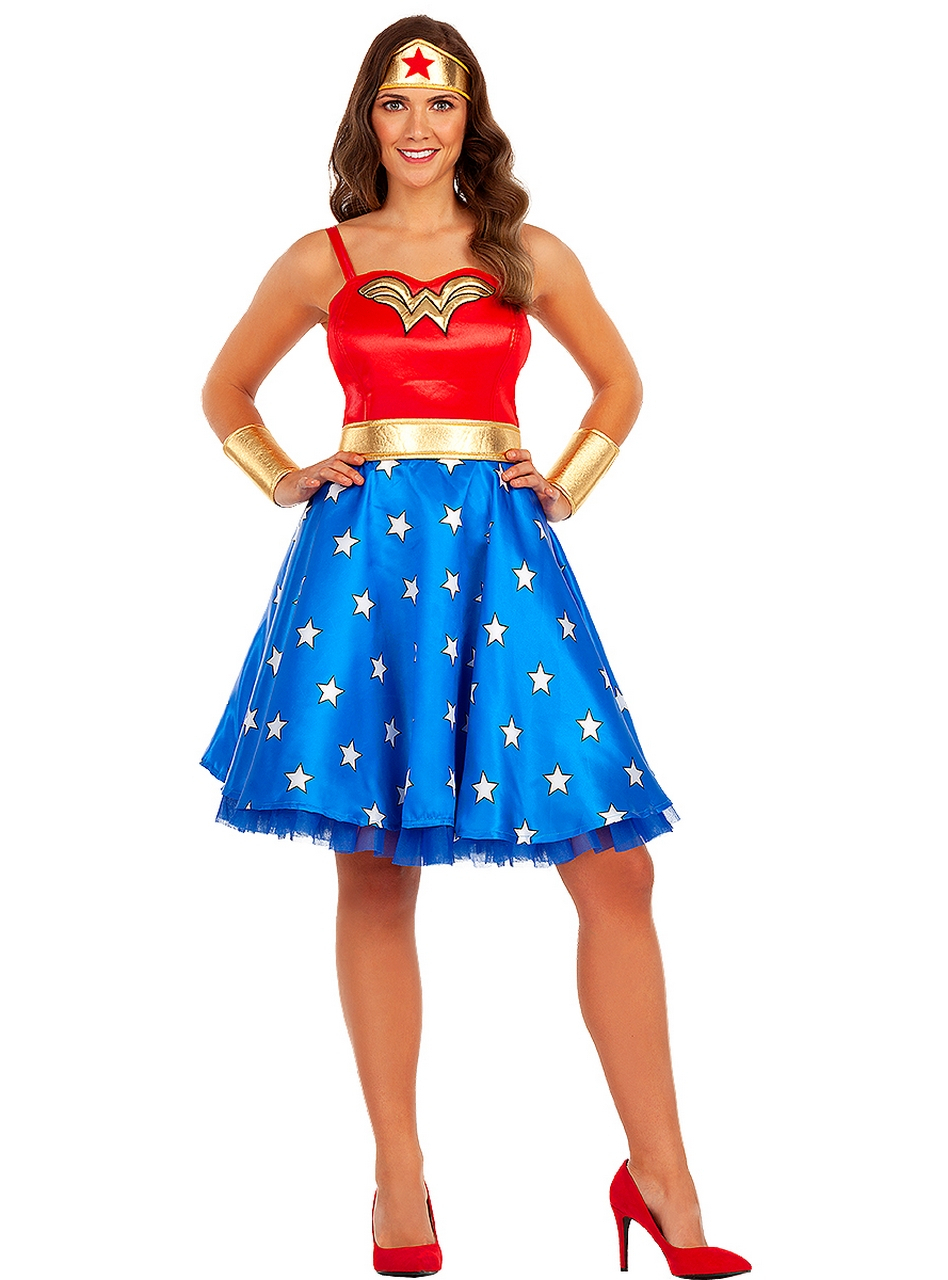 Wonder Woman Jaren 50 Stijl Vrouw Kostuum