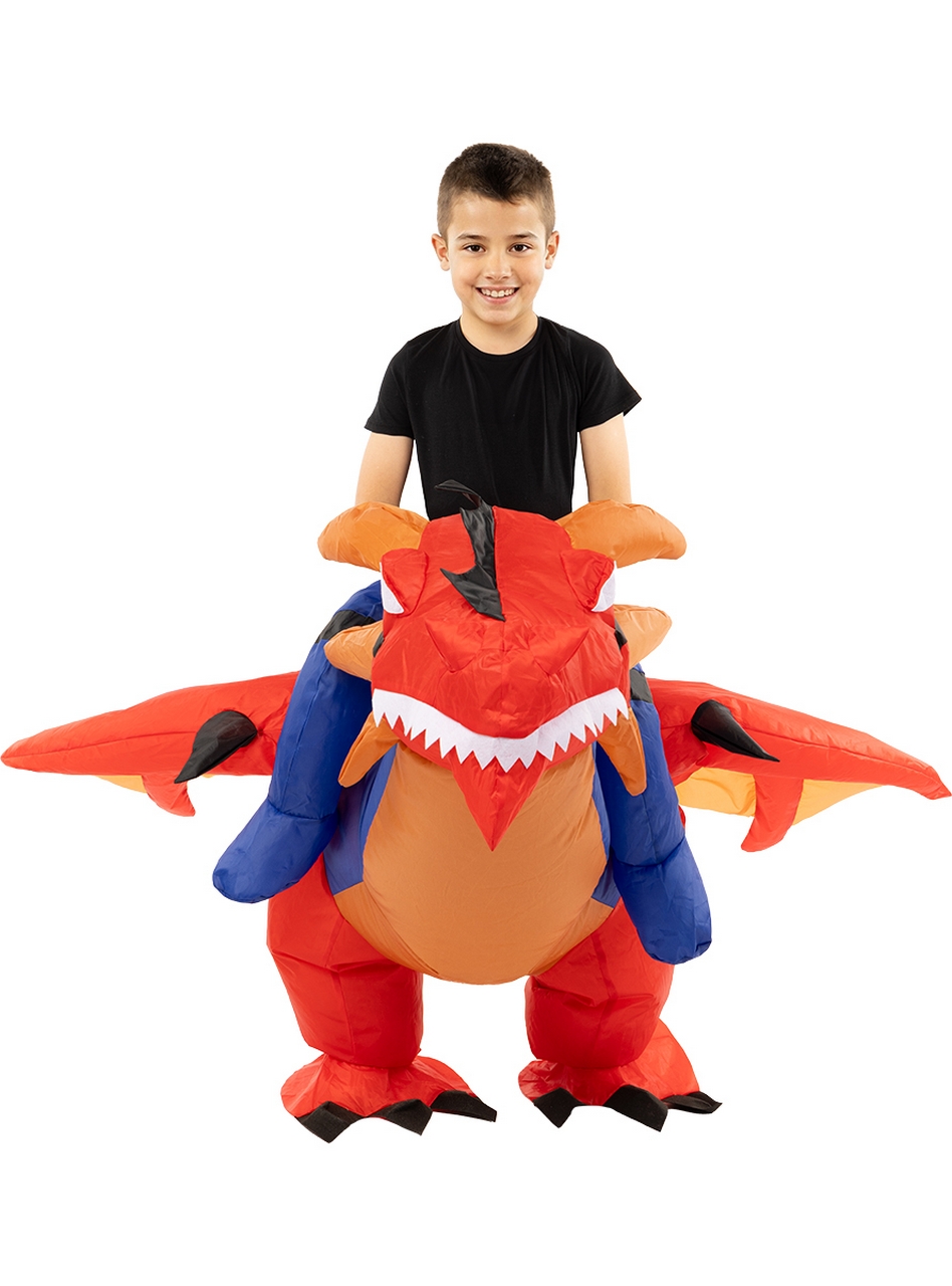 Inflatable Dragon Costume On Shoulders For Kids Kind Kostuum