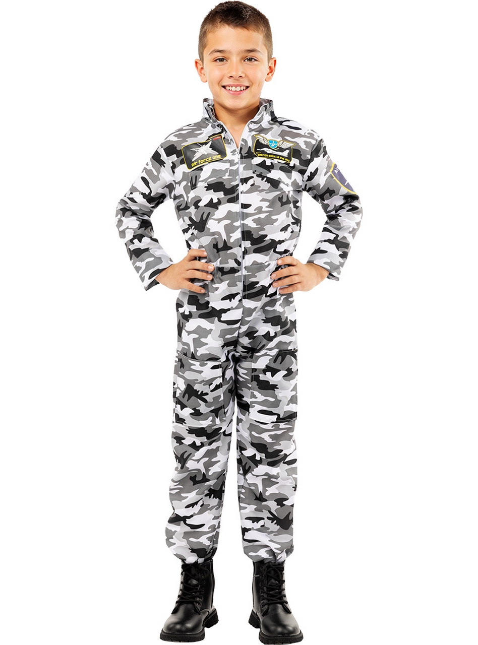 Fighter Pilot Costume For Kids Jongen Kostuum