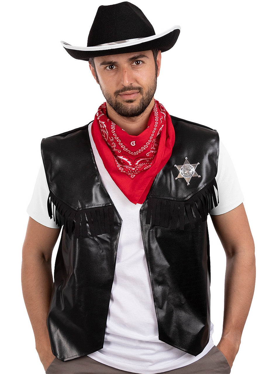 Boeren Cowboy Sjaal Bandana Rood