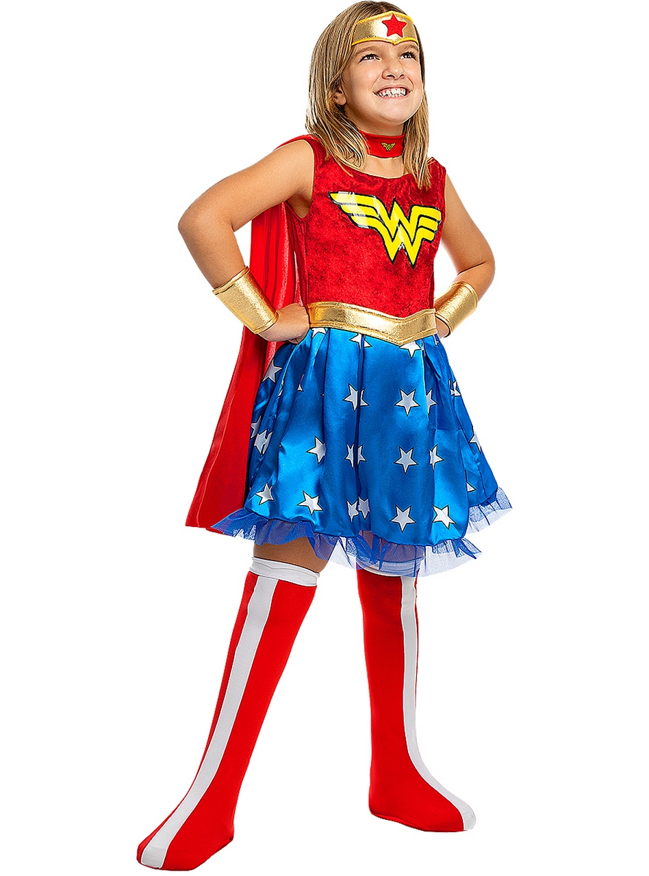 Wonderbaarlijk Dappere Wonderwoman Kind Meisje Kostuum