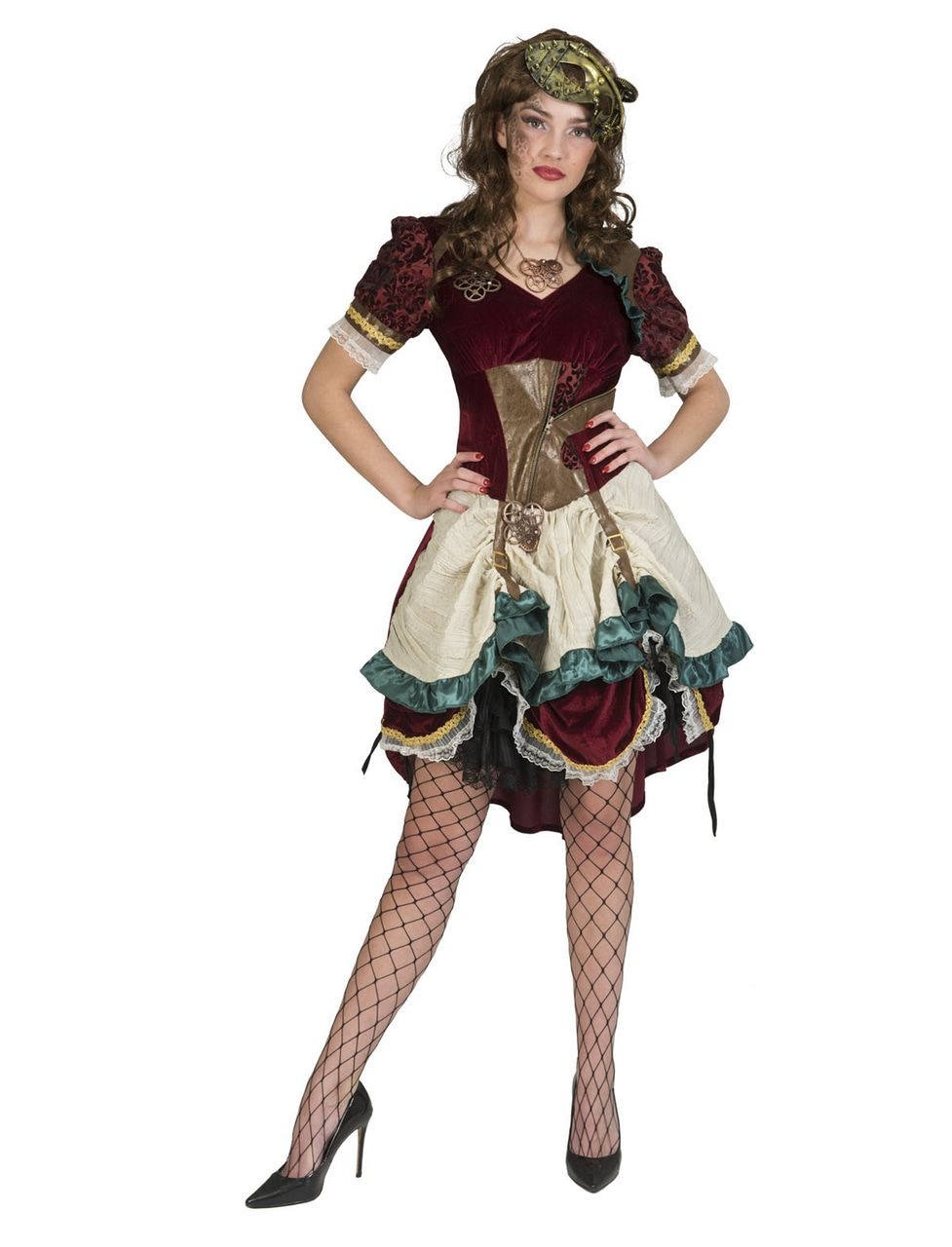 Victoriaanse Industriele Revolutie Steampunk Vrouw Kostuum