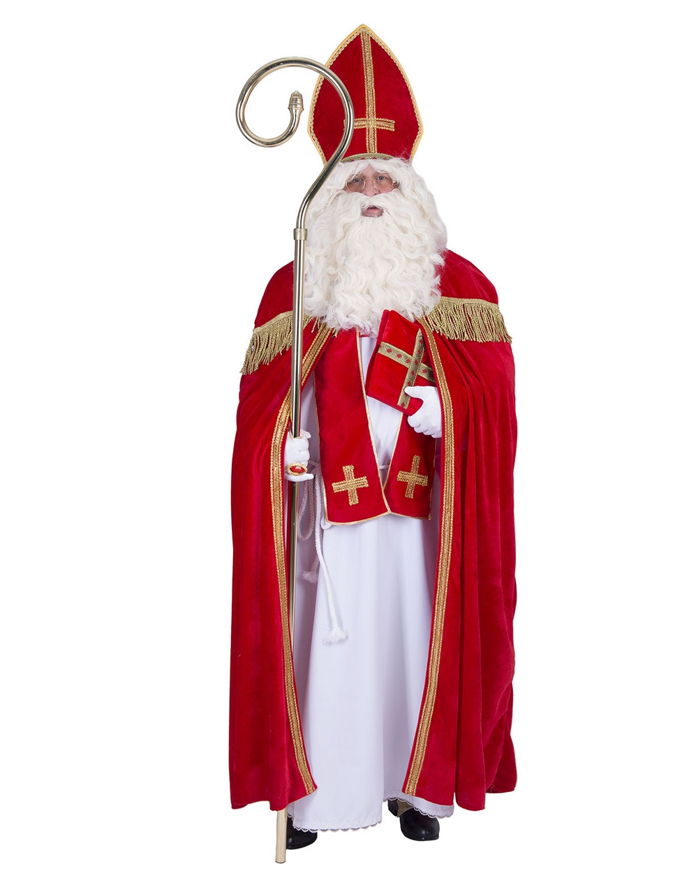 Weldoener Sint Nicolaas Man Kostuum