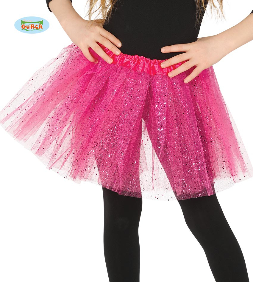 Roze Tutu Met Glitter Regen Kind