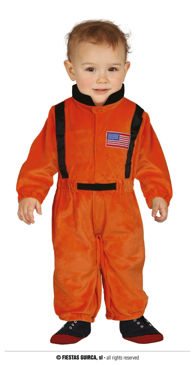 Orange Nasa Team Astronaut Kind Kostuum