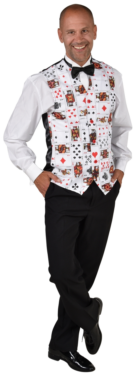 Casino King Of Cards Gilet Man