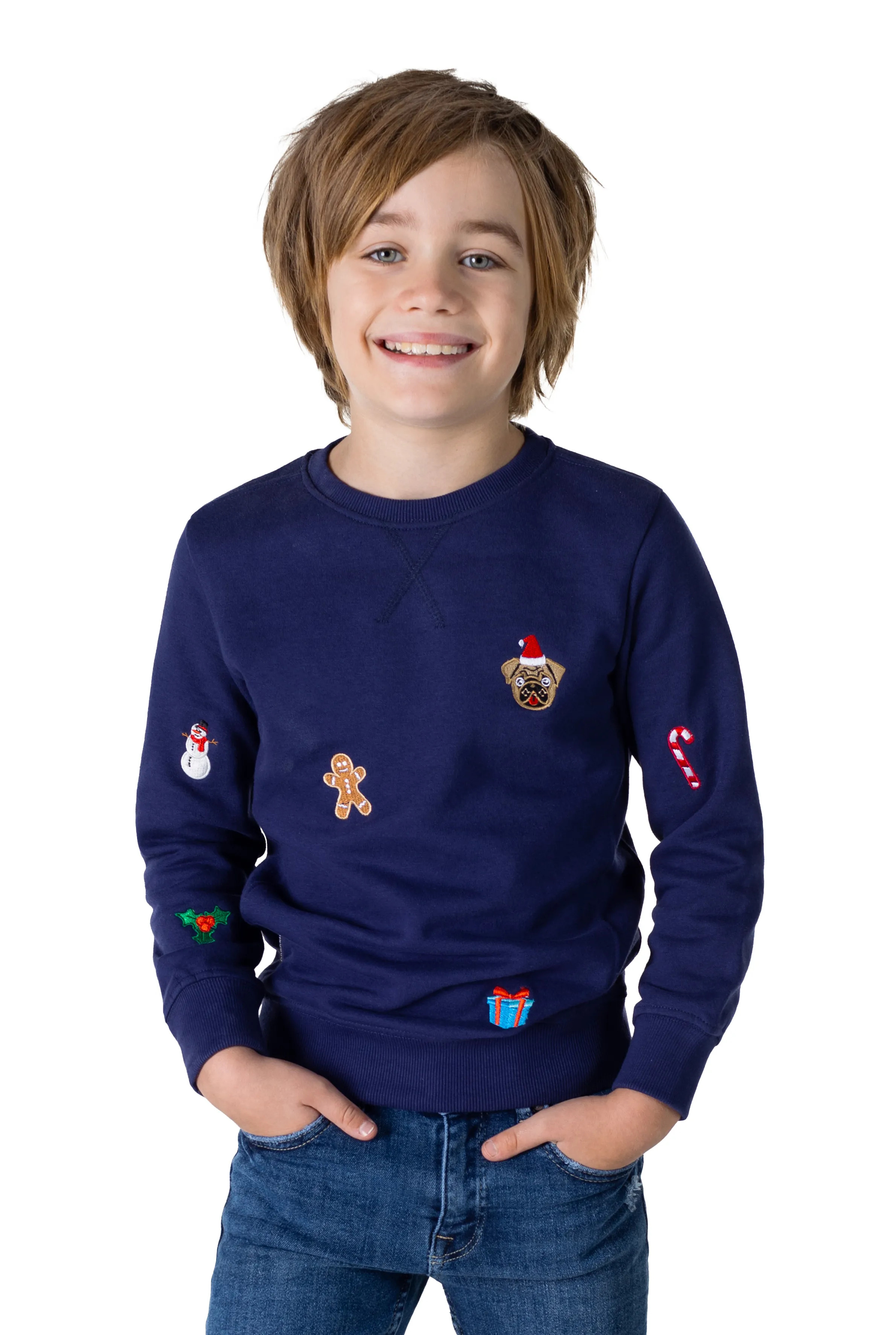 Boys X-Mas Iconen Blauw Jongen