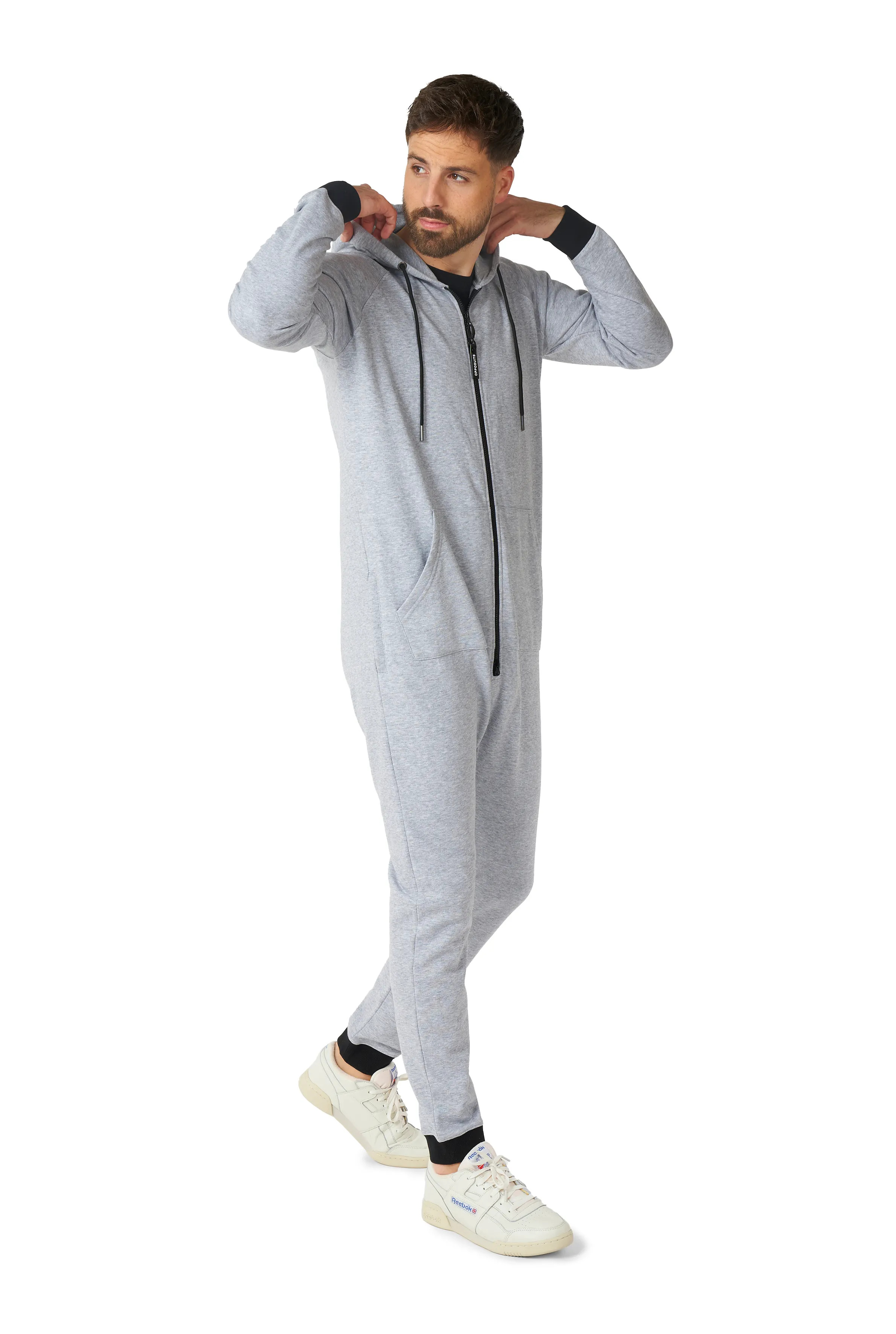 Unisex Onesie Bankhanger Grijs Kostuum