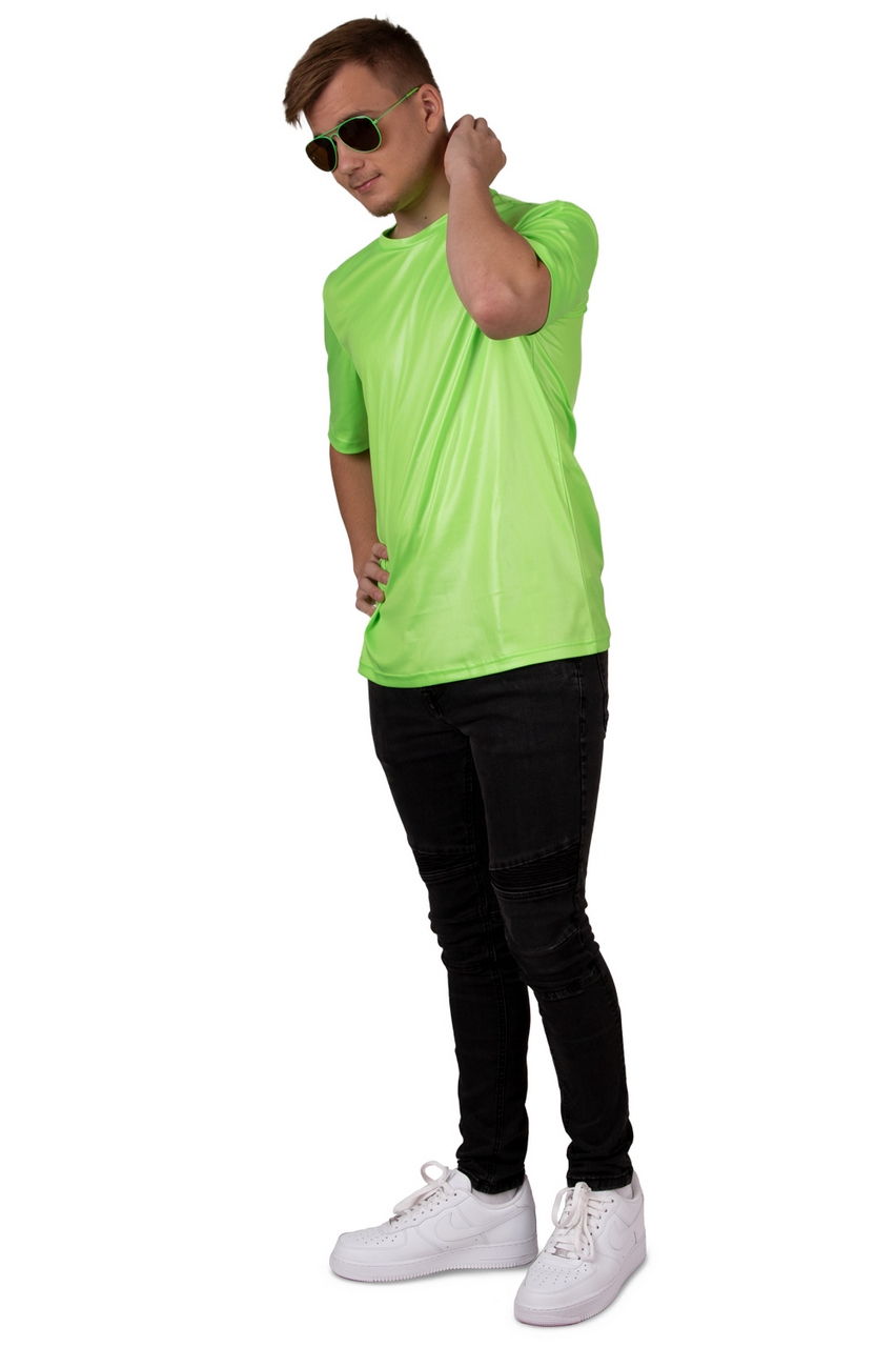 Ernest Disco Shirt Neon Groen Man