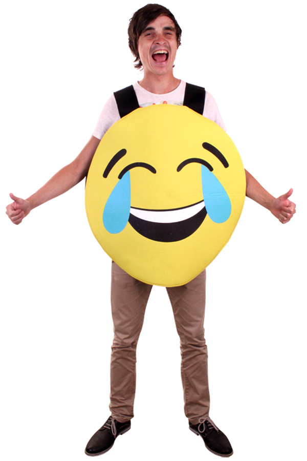 Emoticon Smiley Kostuum Lach