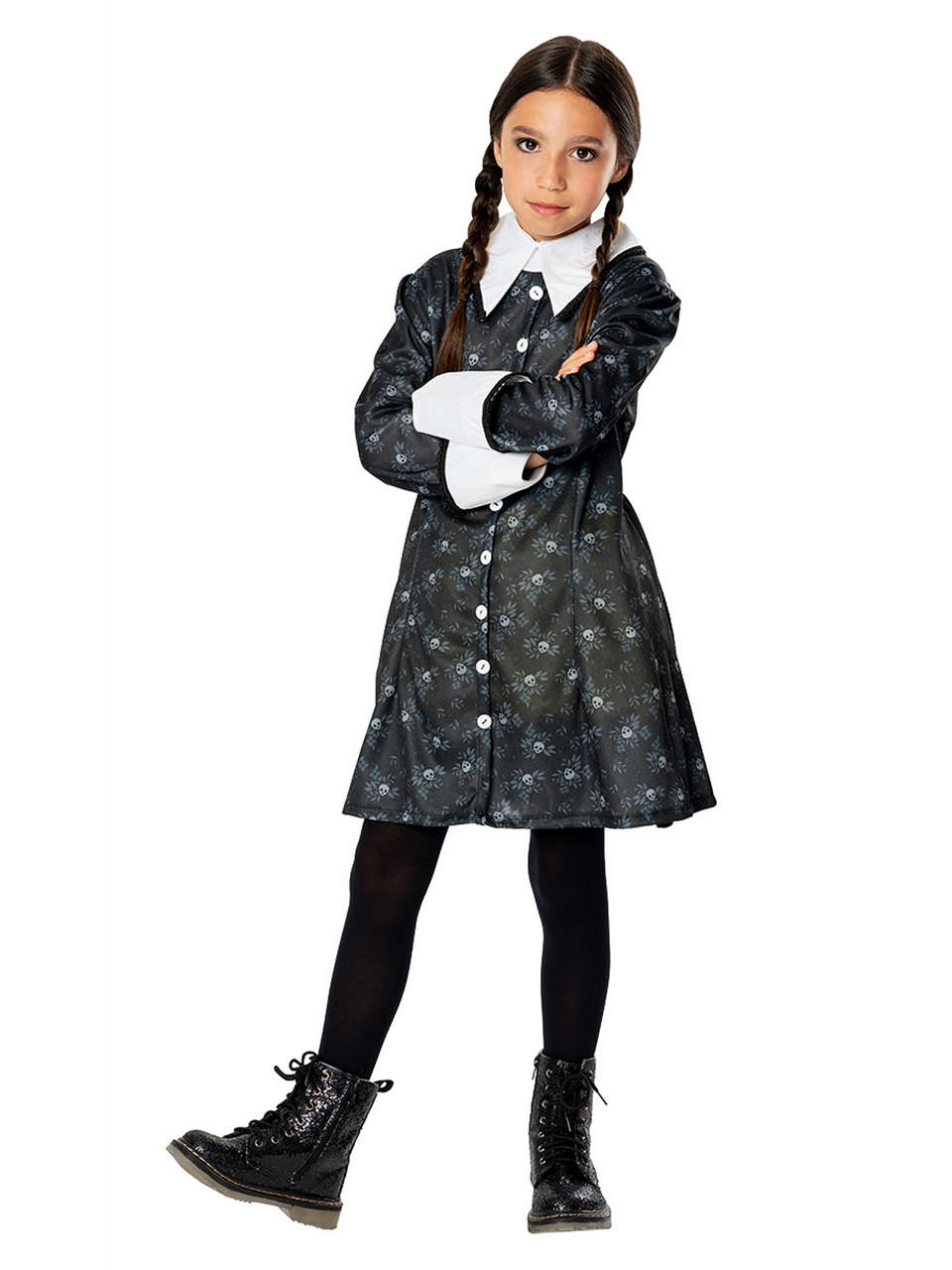 Wednesday Addams Back To School Meisje Kostuum