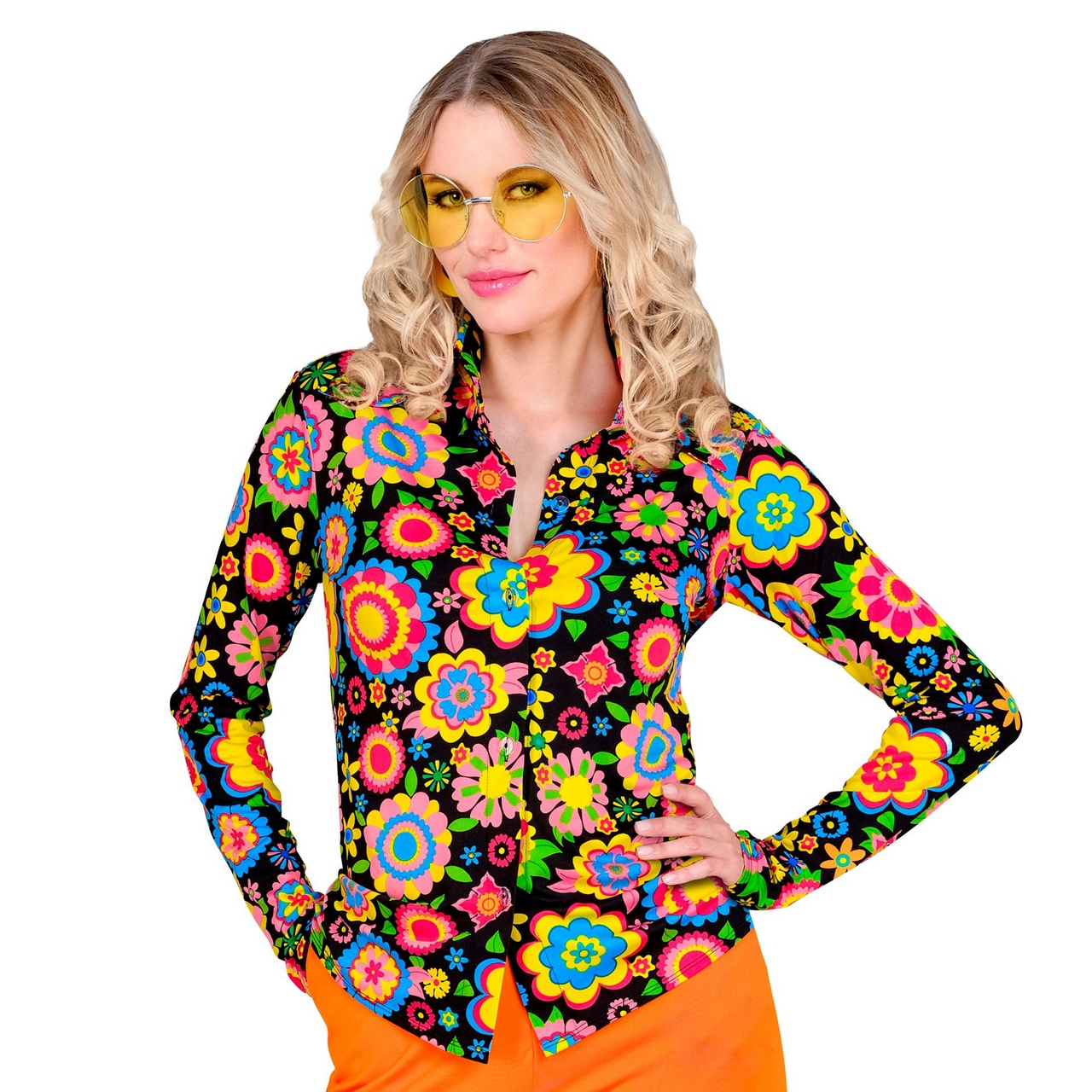 So Into The 60s Shirt Flower Love Vrouw