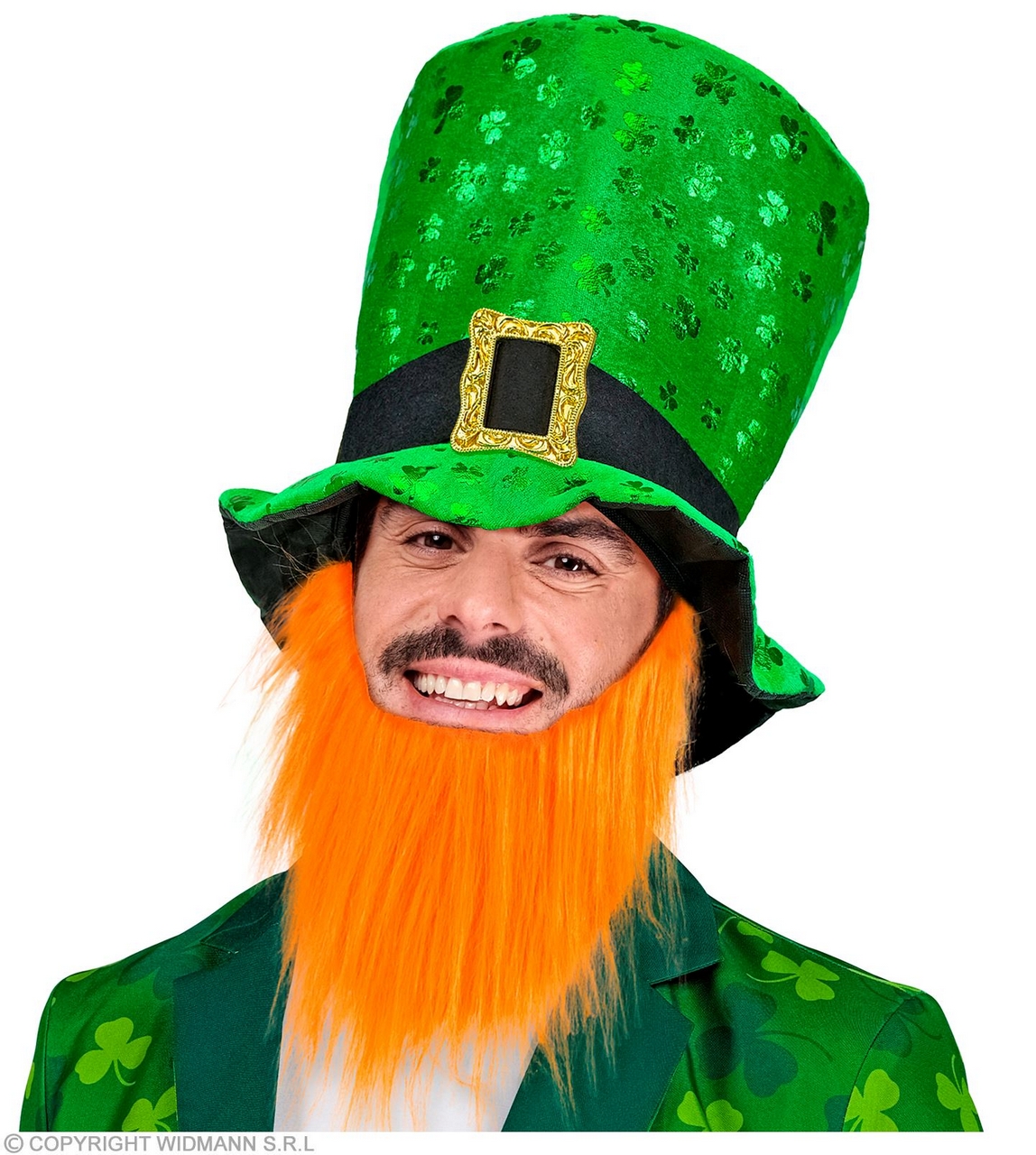 St. Patricks Day Hoge Hoed Met Baard