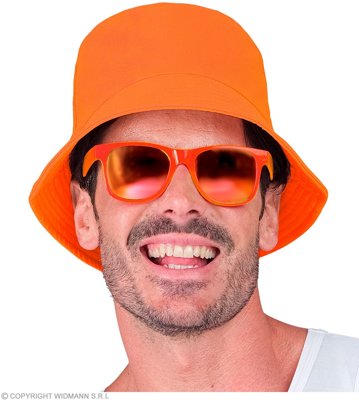 Bucket Hat Neon Oranje Pop Festival