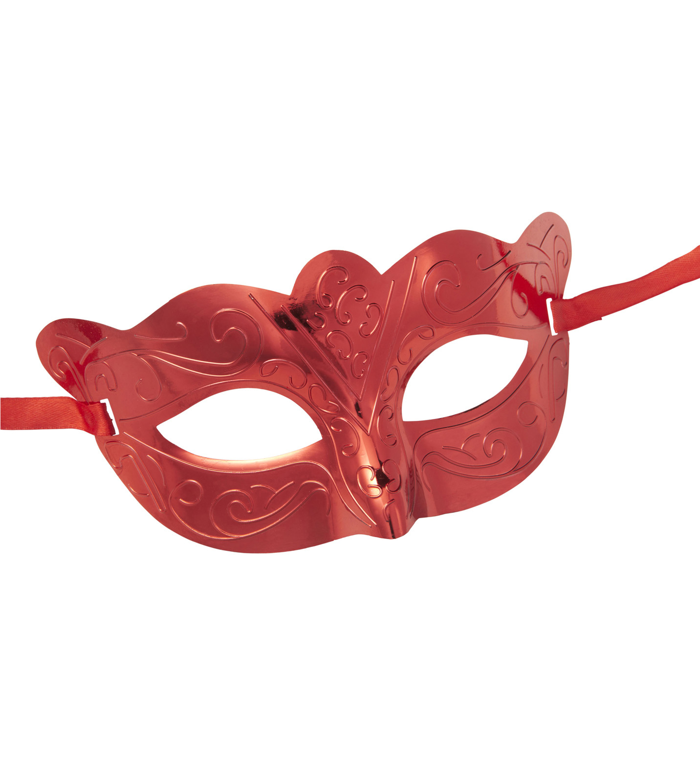 Oogmasker Metallic Rood