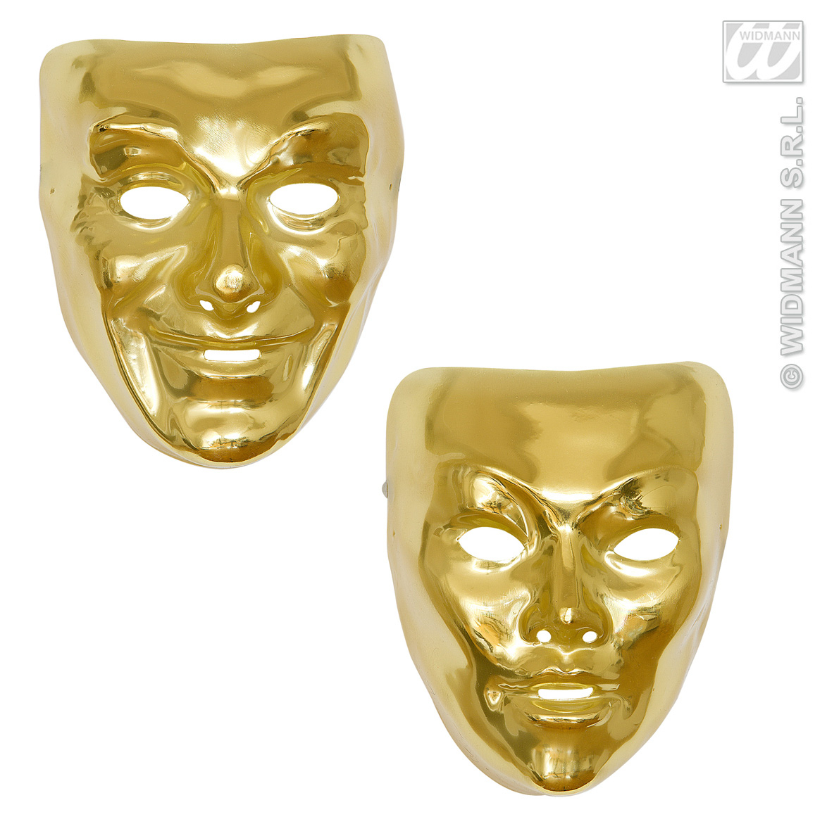 Plastic Masker Goud