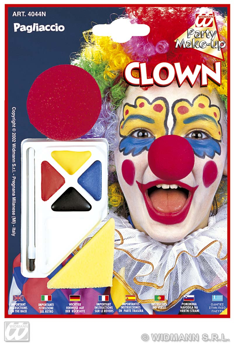 Make-Up Set Clown Met Neus