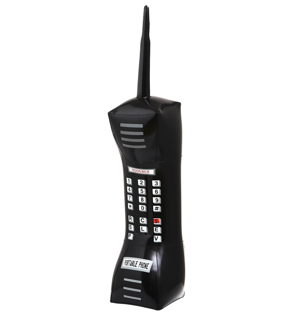 Jaren 80 Opblaasbare Telefoon