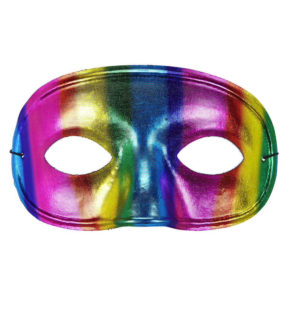 Extravagant Oogmasker Regenboog Metallic