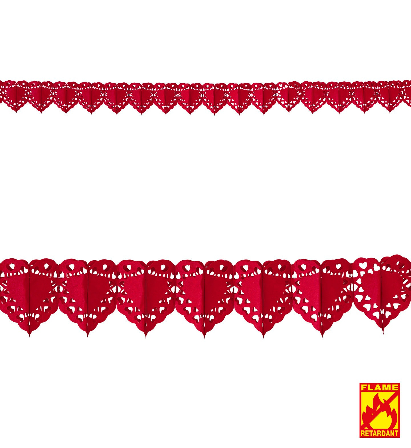 Valentijn Slinger Rood Hart 4 Meter