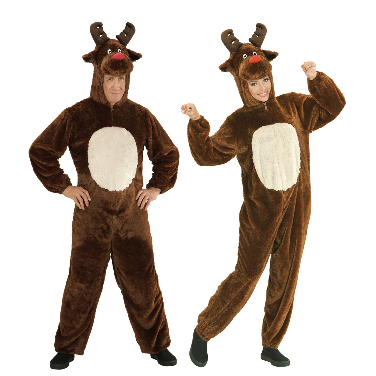 Dieren Onesie Pluche Rendier Kostuum