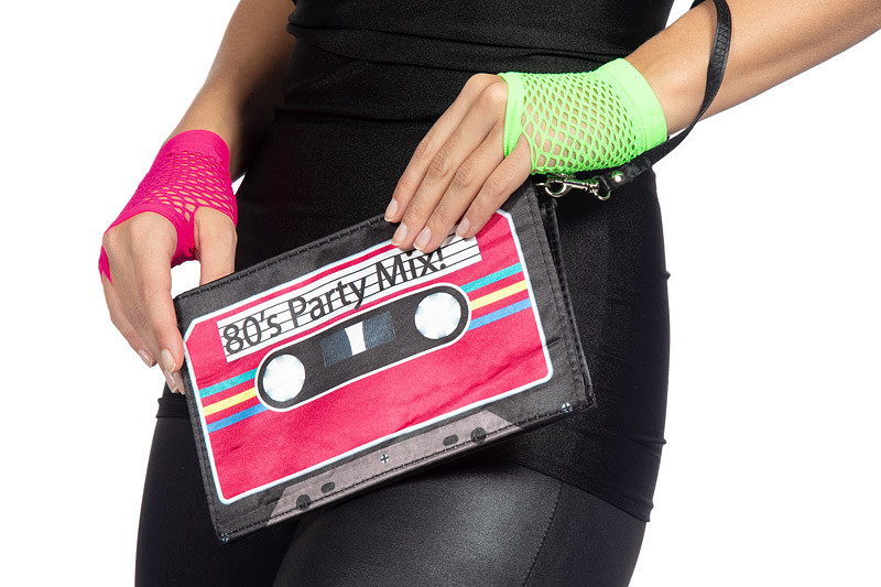 Oldskool Tas Cassettebandje 80s Party Mix