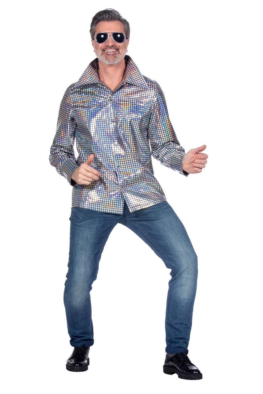 Party Blouse Metallic Multicolor Man